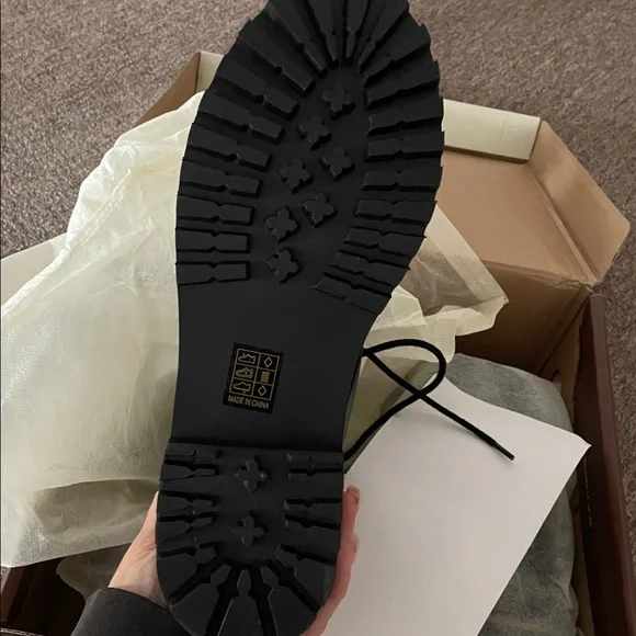 Brycen Faux Leather Lace Up Boot Vici Collection NWT size 7.5 - Picture 9 of 11